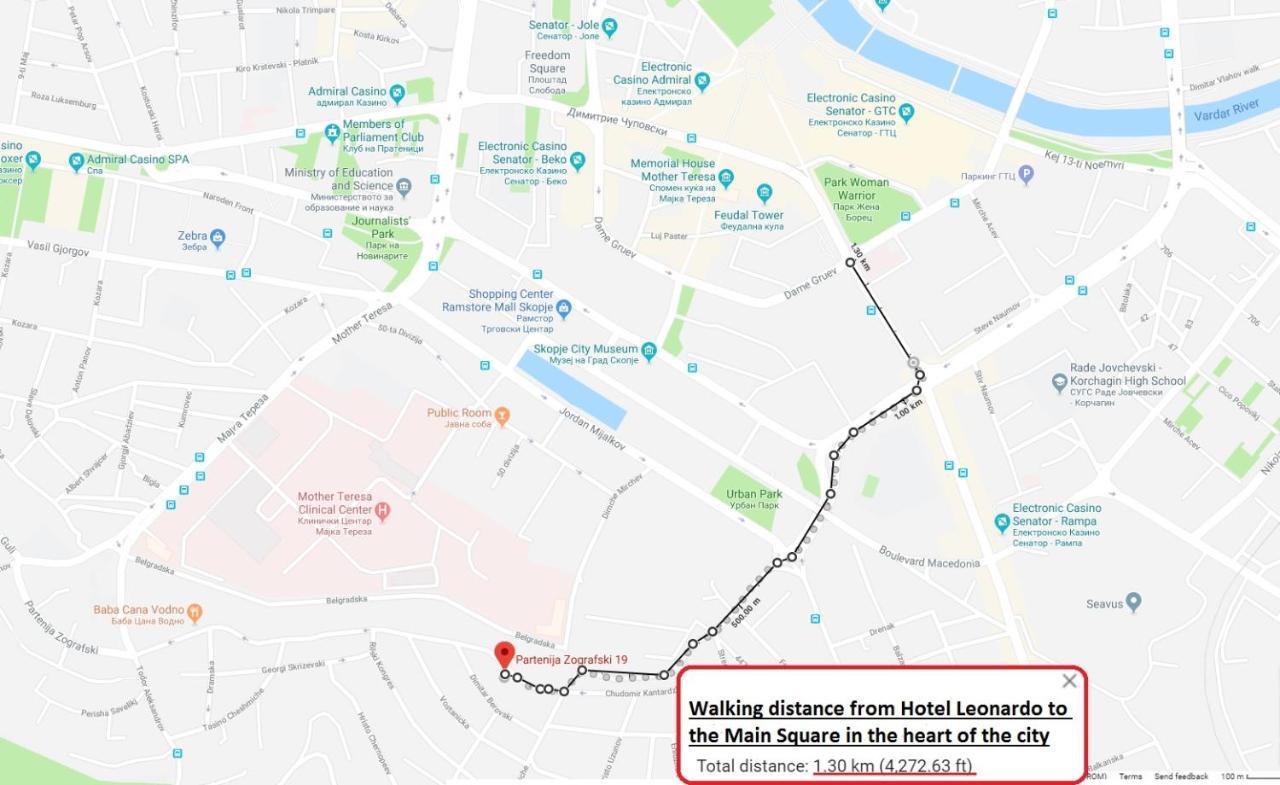 Leonardo Hotel Skopje Bagian luar foto